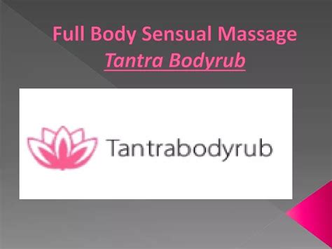 Full Body Sensual Massage Sexual massage Magong